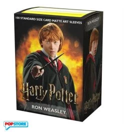 Dragon Shield 100 Bustine Matte Standard - Art Harry Potter Wizarding World - Ron Weasley