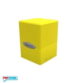 Ultra Pro 15592 - Porta Mazzo - Satin Cube - Lemon Yellow