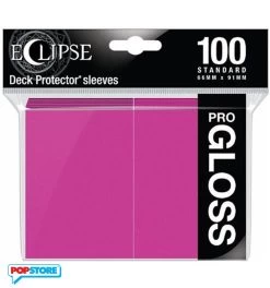 Ultra Pro 15609 - 100 Bustine Standard Eclipse Gloss - Hot Pink