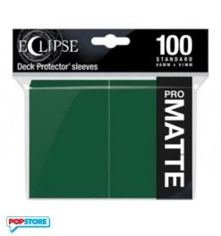 Ultra Pro 15617 - 100 Bustine Standard Eclipse Pro-Matte - Forest Green
