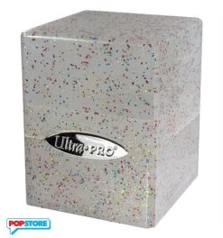 Ultra Pro 15885- Porta Mazzo - Satin Cube - Glitter Clear