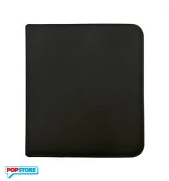 Ultra Pro 15891 - Zippered 12-Pocket Pro-Binder - Black