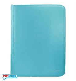 Ultra Pro 15904 - Vivid Zippered 9-Pocket Pro-Binder - Light Blue