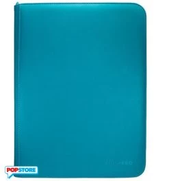 Ultra Pro 15906 - Vivid Zippered 9-Pocket Pro-Binder - Teal
