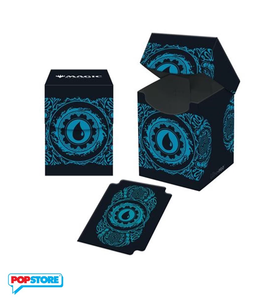 Ultra Pro 19238 - Porta Mazzo 100+ - Magic The Gathering - Mana 7 - Island 3 Ultra Pro 19238 - Porta Mazzo 100+ - Magic The Gathering - Mana 7 - Island