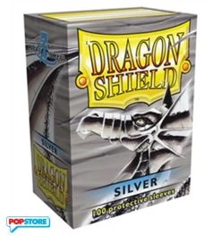 Dragon Shield At-10008 - 100 Bustine Standard - Classic Silver