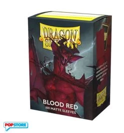 Dragon Shield At-11050 - 100 Bustine Matte Standard - Blood Red Simurag