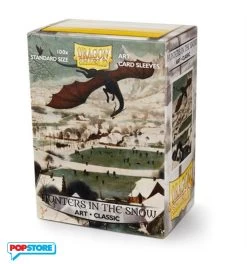Dragon Shield At-12015 - 100 Bustine Standard - Art Hunters In The Snow