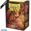 Dragon Shield At-15053 - 100 Standard Size Matte Dual Sleeves - Peach Piip -Carta Gioco at 15053 100 standard size matte dual sleeves peach piip