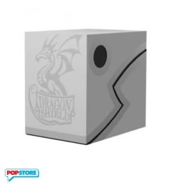 Dragon Shield At-30635 - Porta Mazzo - Double Shell - Ashen White/Black