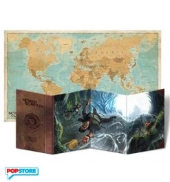 Broken Compass - Adventure Journal Schermo Del Fortune Master + Mappa Del Mondo