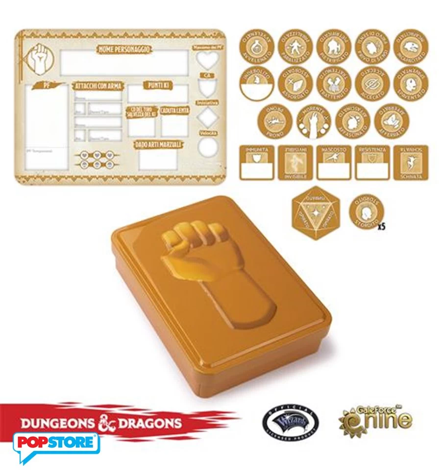 ASMODEE D&D 5a Edizione Ita - Set Segnalini Del Monaco 3 ASMODEE D&D 5a Edizione Ita - Set Segnalini Del Monaco