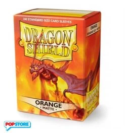 Dragon Shield - Matte Orange - 100 Bustine
