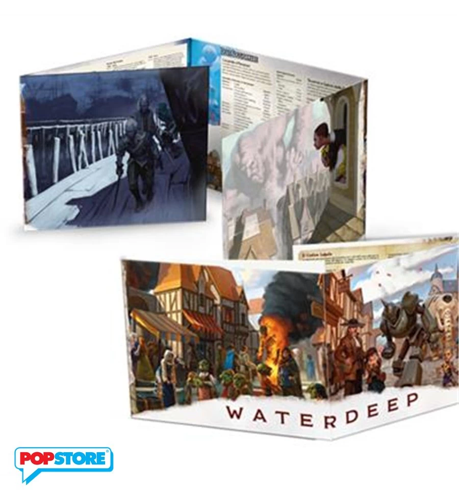 Dungeons & Dragons 5a Edizione ITA - Schermo Del Master - Waterdeep 3 Dungeons & Dragons 5a Edizione ITA - Schermo Del Master - Waterdeep