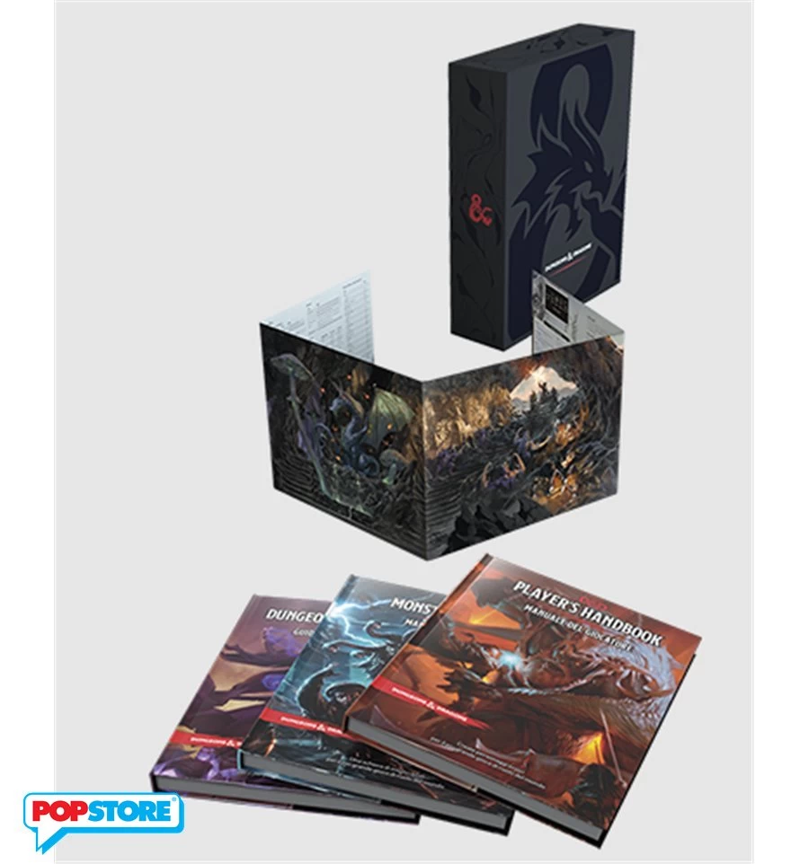 Wizards Of The Coast Dungeons & Dragons 5a Edizione ITA - Set Regalo Manuali Base 4 Wizards Of The Coast Dungeons & Dragons 5a Edizione ITA - Set Regalo Manuali Base - immagine 2