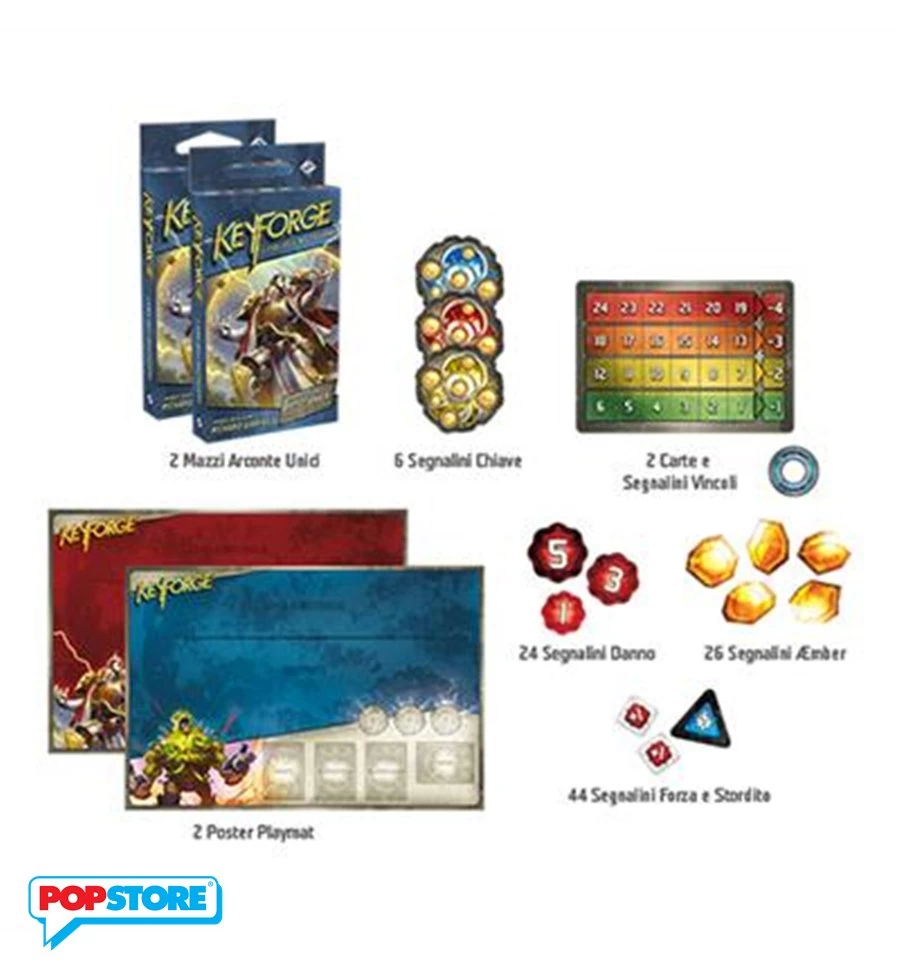 ASMODEE Keyforge - L'Era Dell'Ascensione Starter Set 4 ASMODEE Keyforge - L'Era Dell'Ascensione Starter Set - immagine 2