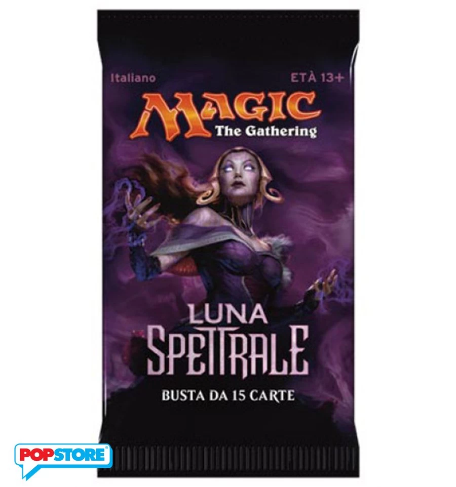 Wizards Of The Coast Magic The Gathering - Luna Spettrale Busta 3 Wizards Of The Coast Magic The Gathering - Luna Spettrale Busta