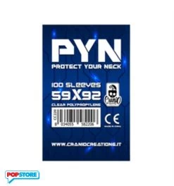 Pyn - 100 Bustine Per Giochi Da Tavolo - 59x92mm