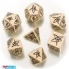 Scth18 - Set 7 Dadi Call Of Cthulhu Beige/Nero - 54984 -Carta Gioco scth18 set 7 dadi call of cthulhu beige nero 54984