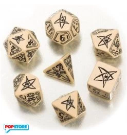 Scth18 - Set 7 Dadi Call Of Cthulhu Beige/Nero - 54984