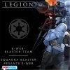 ASMODEE Star Wars Legion - Squadra Blaster Pesante E-Web -Carta Gioco star wars legion squadra blaster pesante e web