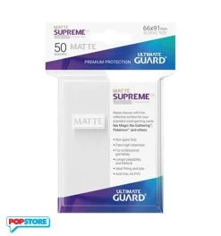 Ugd010810 - 50 Supreme Ux Sleeves Standard Size - Matte White