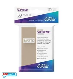 Ugd010827 - 50 Supreme Ux Sleeves Standard Size - Matte Sand